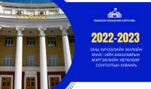 2022-2023 оны хичээлийн жилийн МУИС-ийн бакалаврын мэргэжлийн хөтөлбөр сонголтын хуваарь
